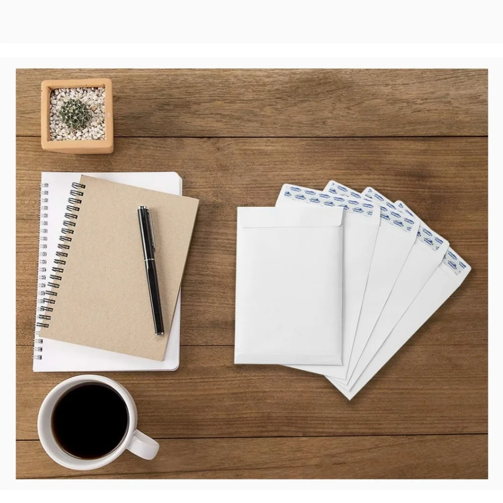 Self Seal Security Catalog Envelopes 250 Count Small White Envelopes For…